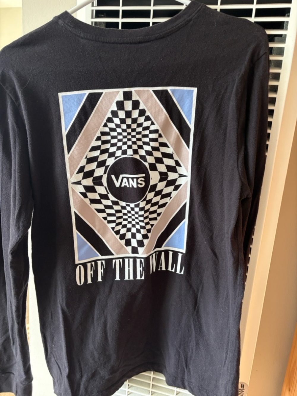 Vans Black "Off The Wall" Long Sleeve Tee